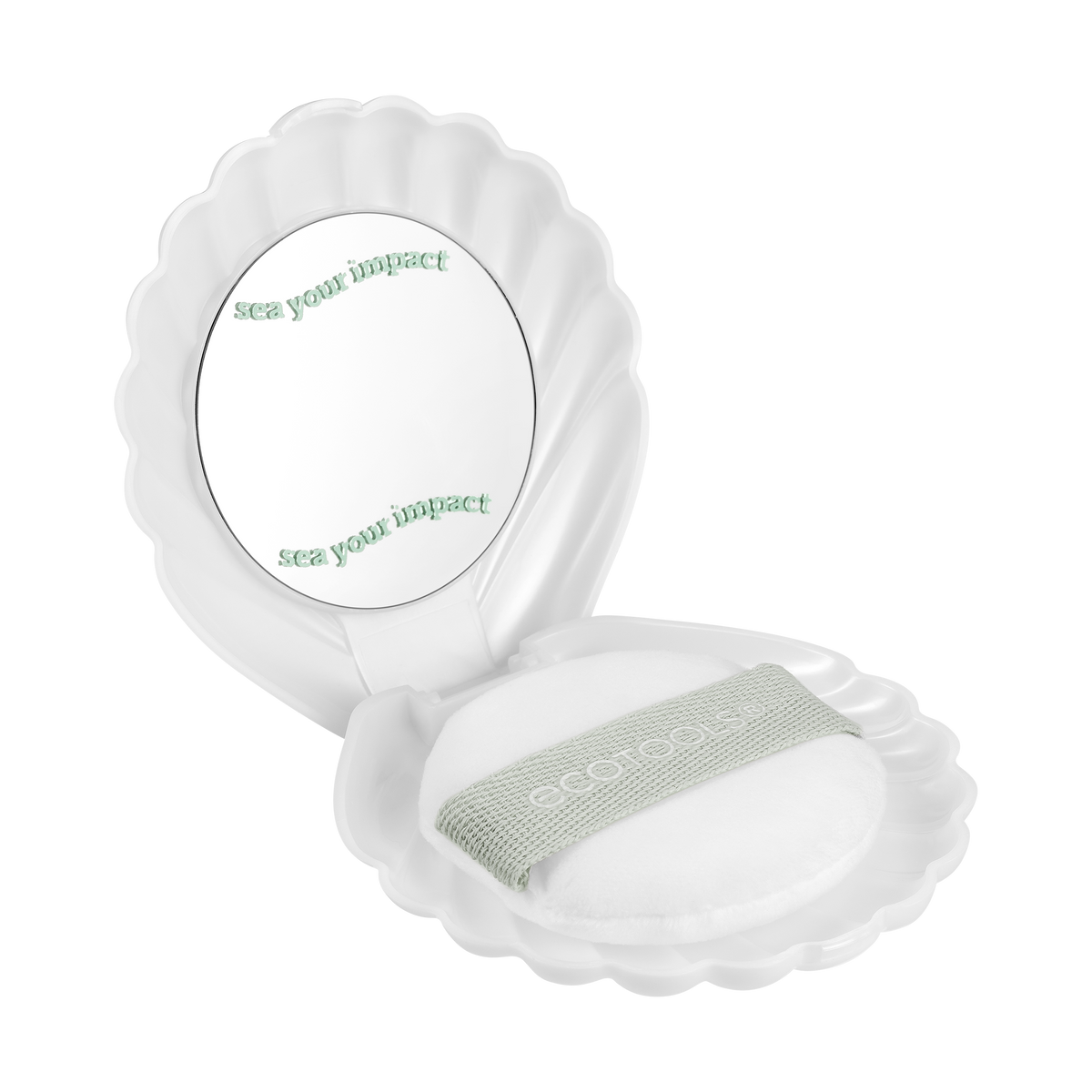 EcoTools Sea Gems Pearl Powder Puff + Case, 2 Piece Set – EcoTools