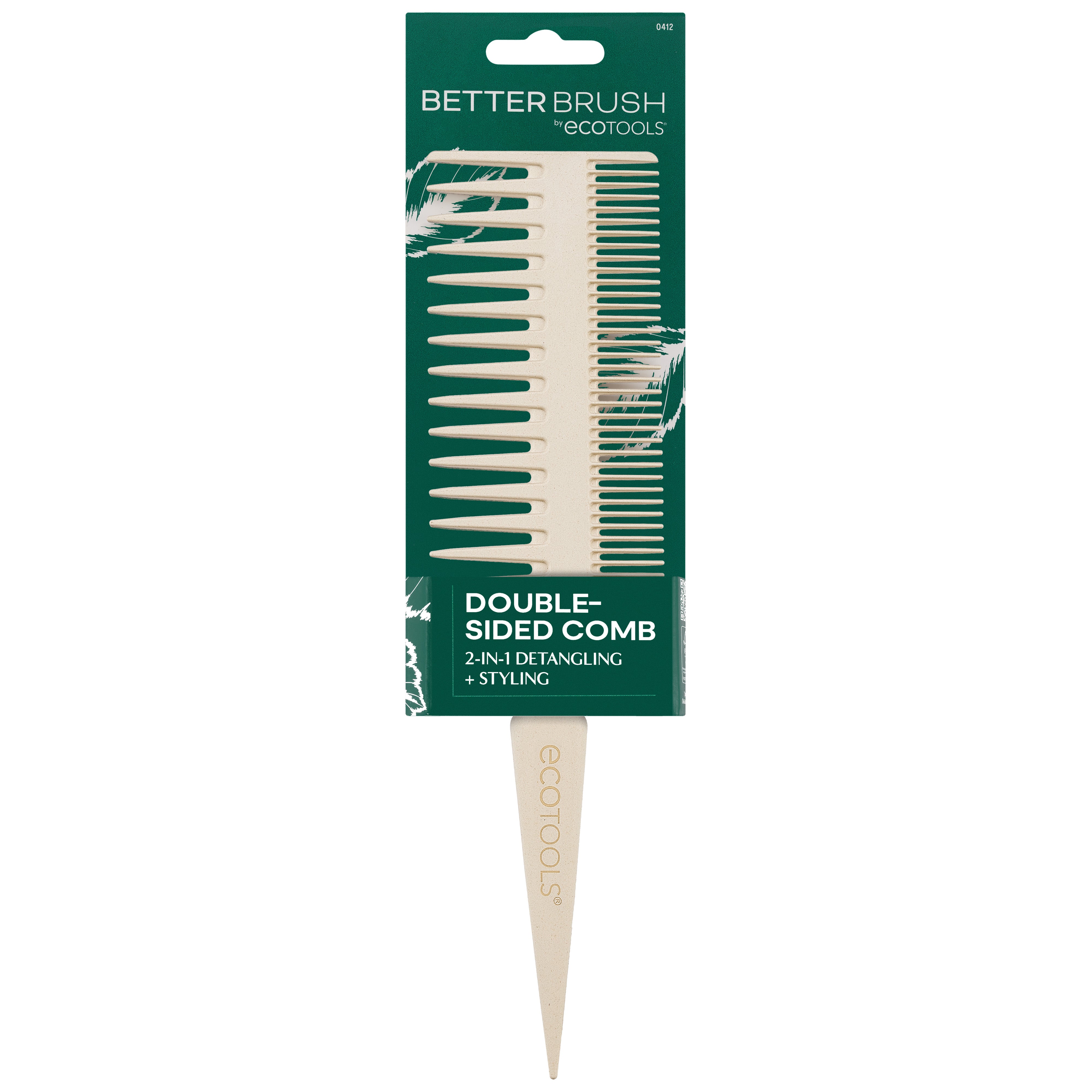 EcoTools Double-Sided Comb, Count – EcoTools Beauty