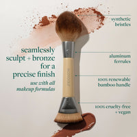 Sculpt + Bronze Dual-Ended Brush