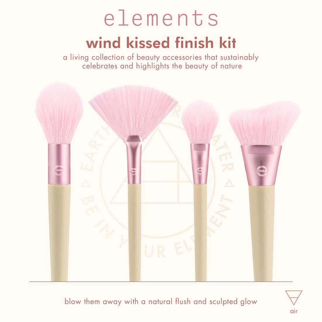 Elements Wind-Kissed Finish Makeup Brush Kit