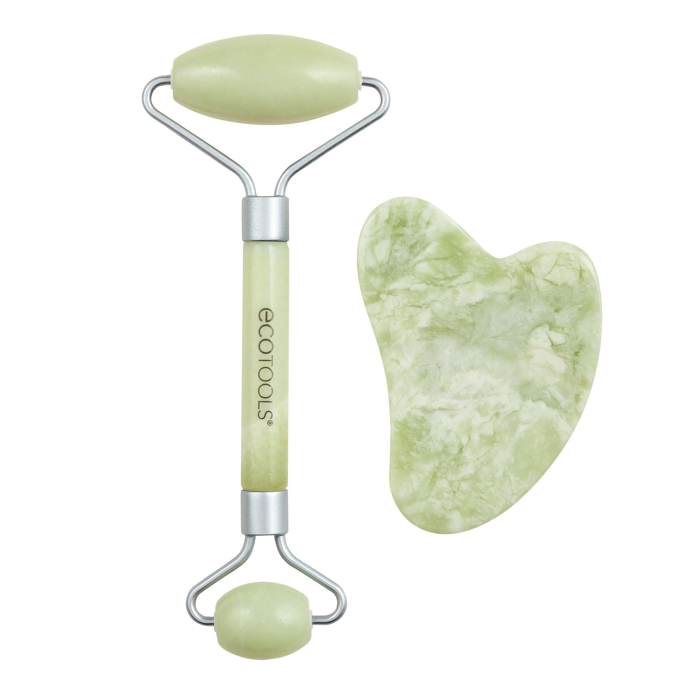 Facial Beauty - Jade Roller For Face-3 In 1 Kit With Facial Massager T –