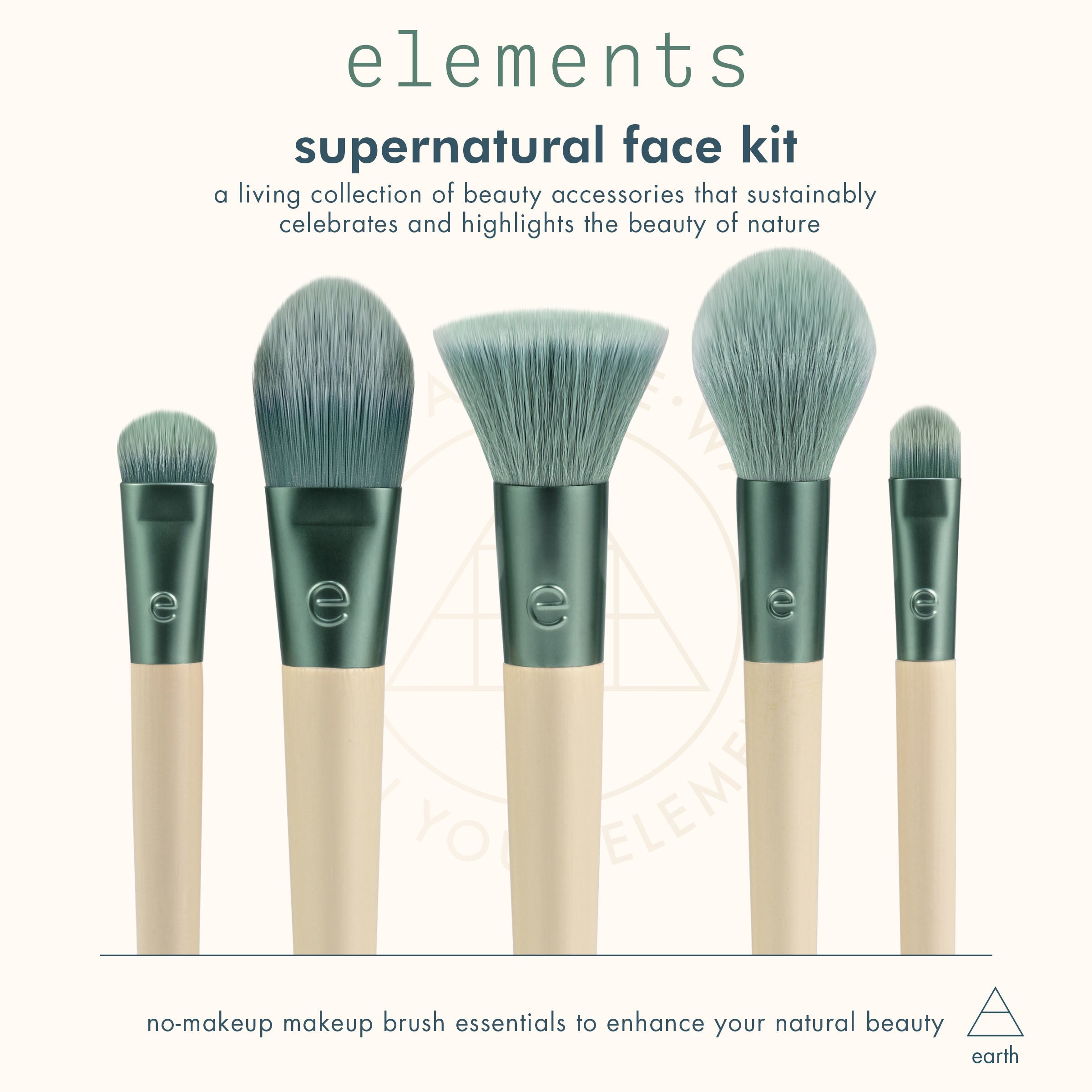 Elements Super-Natural Face Makeup Brush Kit – Beauty