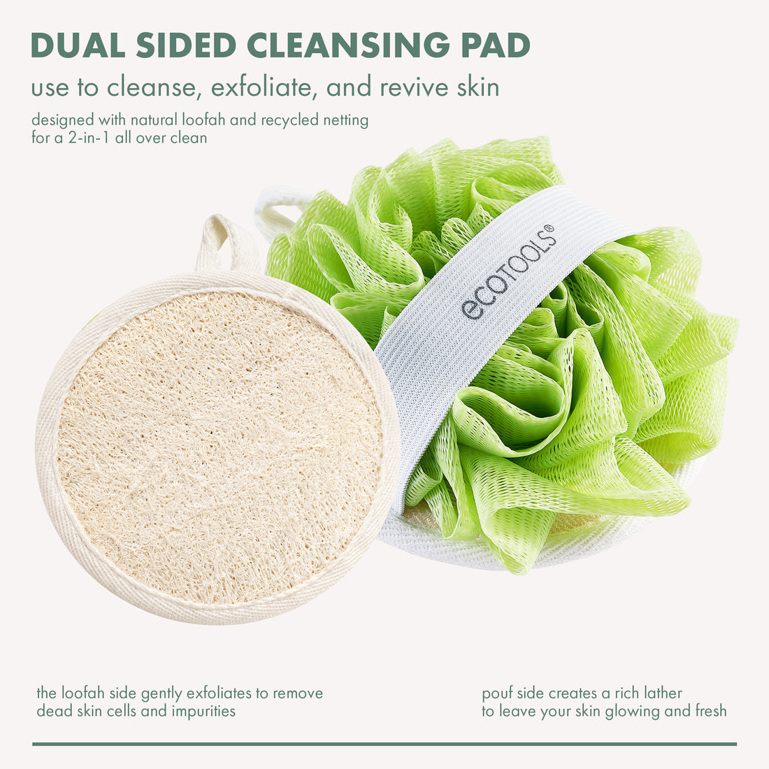 Dual Cleansing Pad, Green