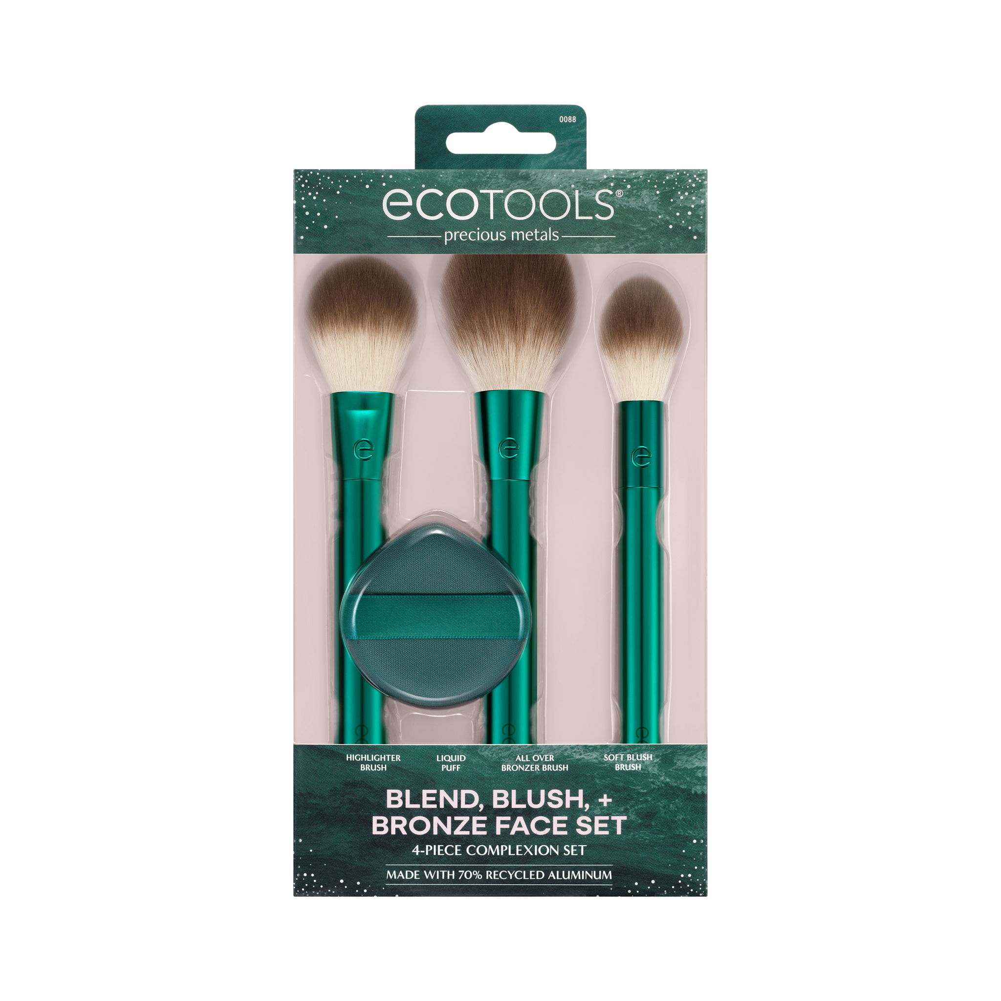 EcoTools Blend, Blush, + Bronze Face Kit, 4 Piece Limited Edition Gift ...