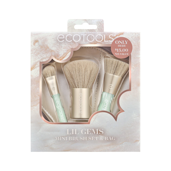Lil Gems Mini Brush Set and Bag