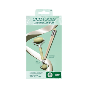 ECOTOOLS jade roller set gift box showing two light green roller heads