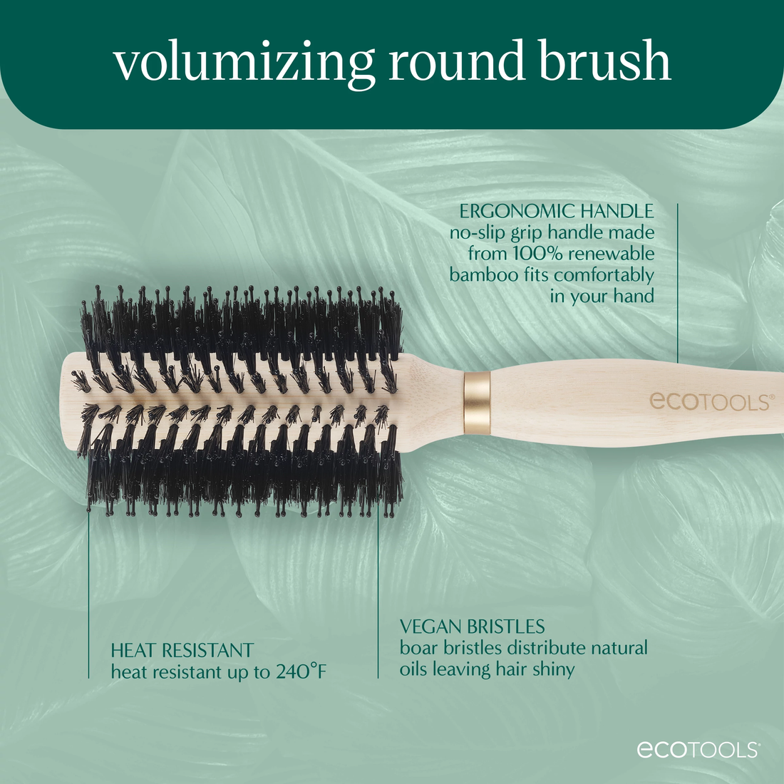 Vegan Boar-Bristle Brush