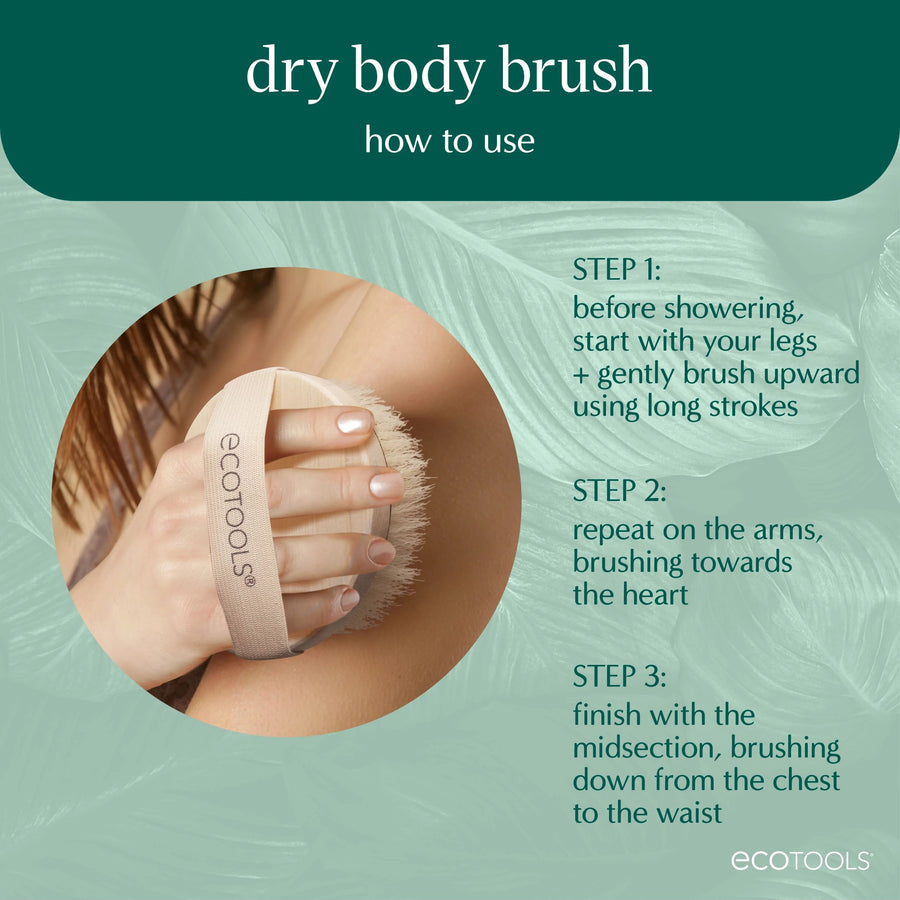 Dry Body Brush, Pink