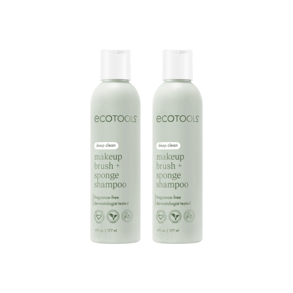 Makeup Brush + Sponge Shampoo, 2 Count