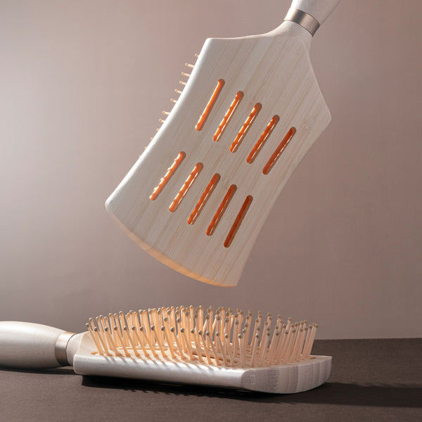 Detangle Tools EcoTools Smoothing Detangler Hairbrush, Brush For Wet Or Dry Hair, Pain ...