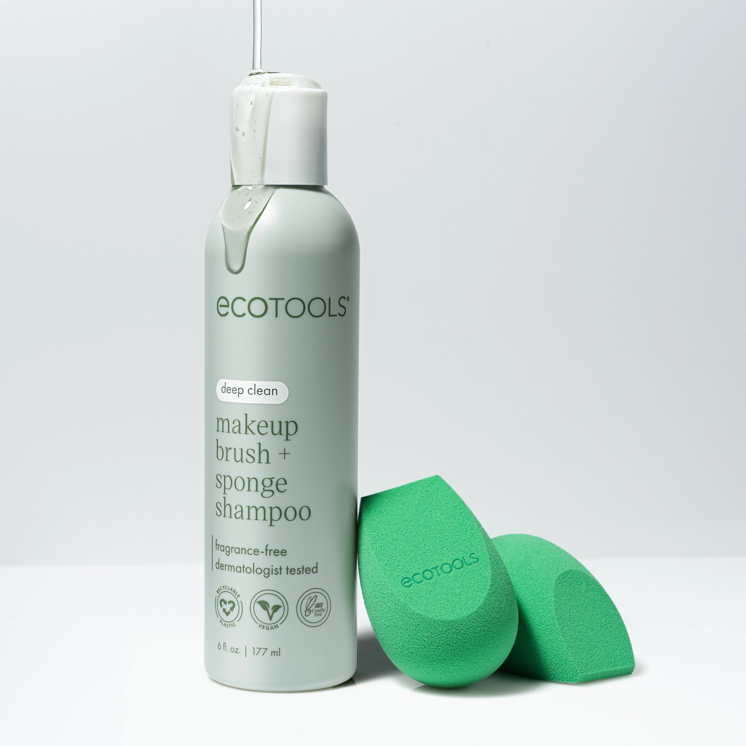 EcoTools Makeup Brush and Sponge Shampoo, Removes Makeup, Dirt
