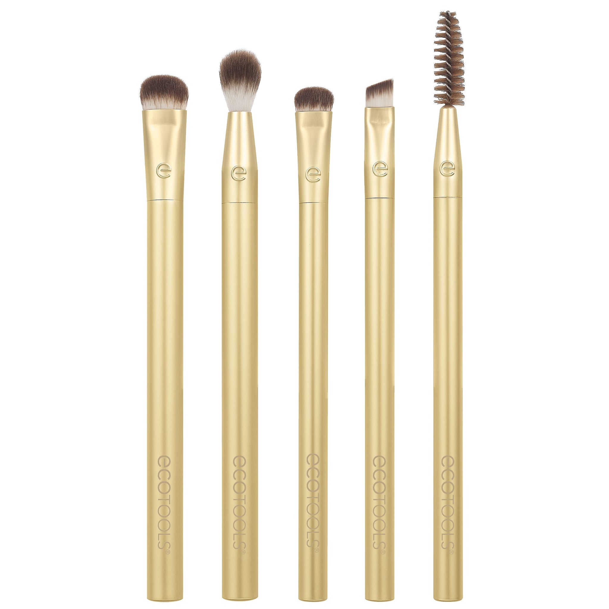 EcoTools Precious Metals Brightening Eye Set, Eye Brush Kit, Precision