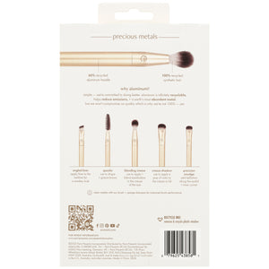 Precious Metals Brightening Eye Makeup Brush Set