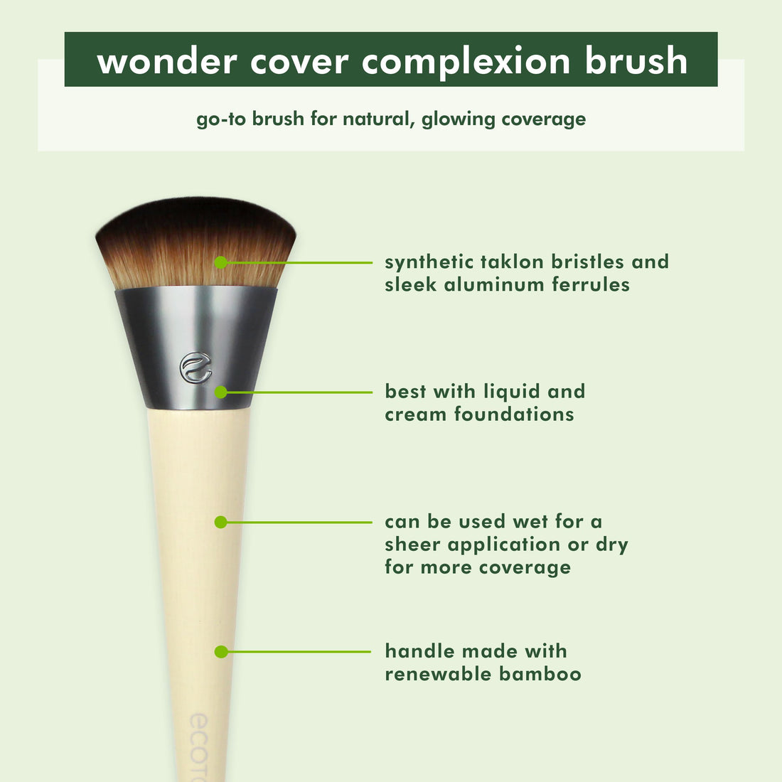 Wonder Cover Complexion Foundation Makeup Brush
