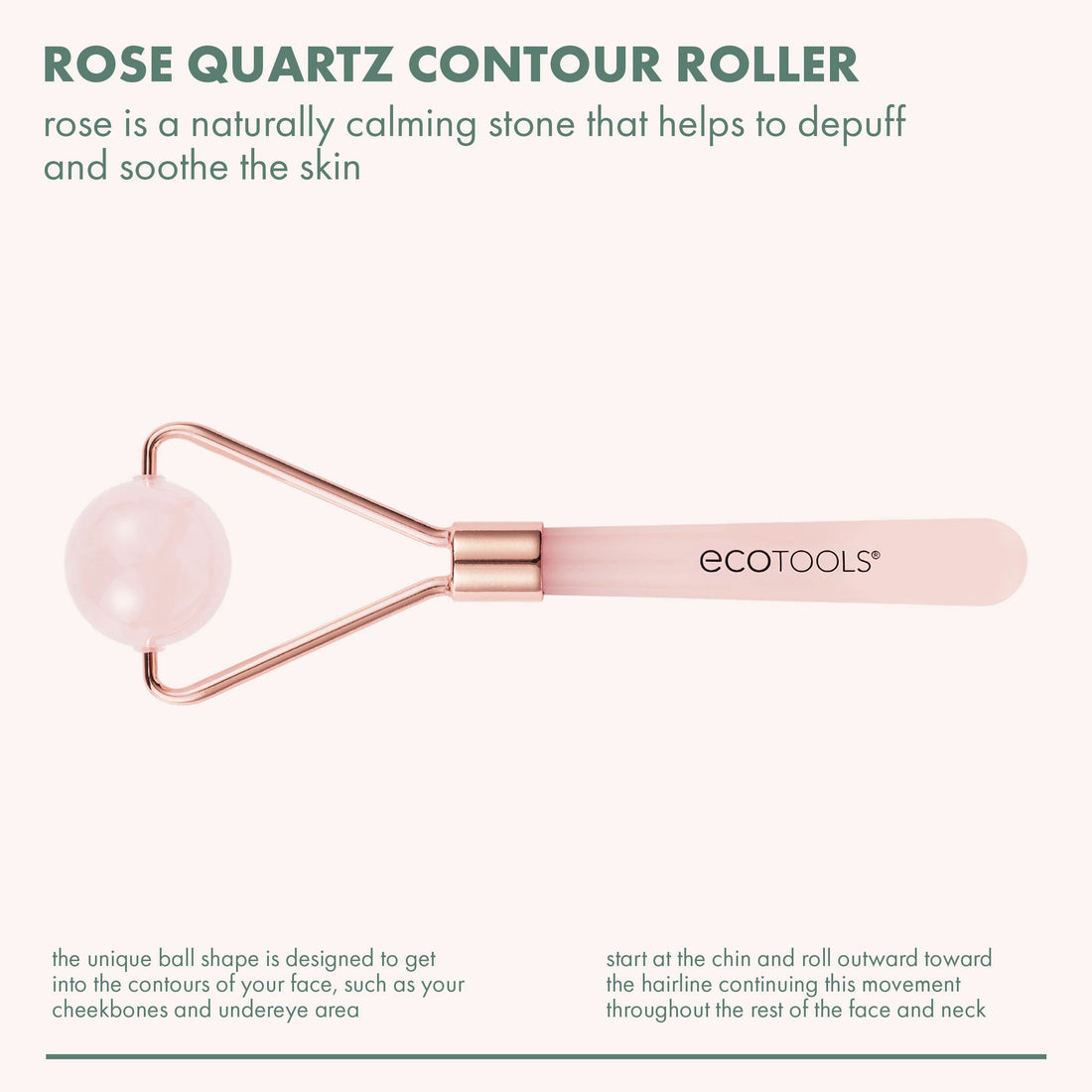 Rose Quartz Facial Roller