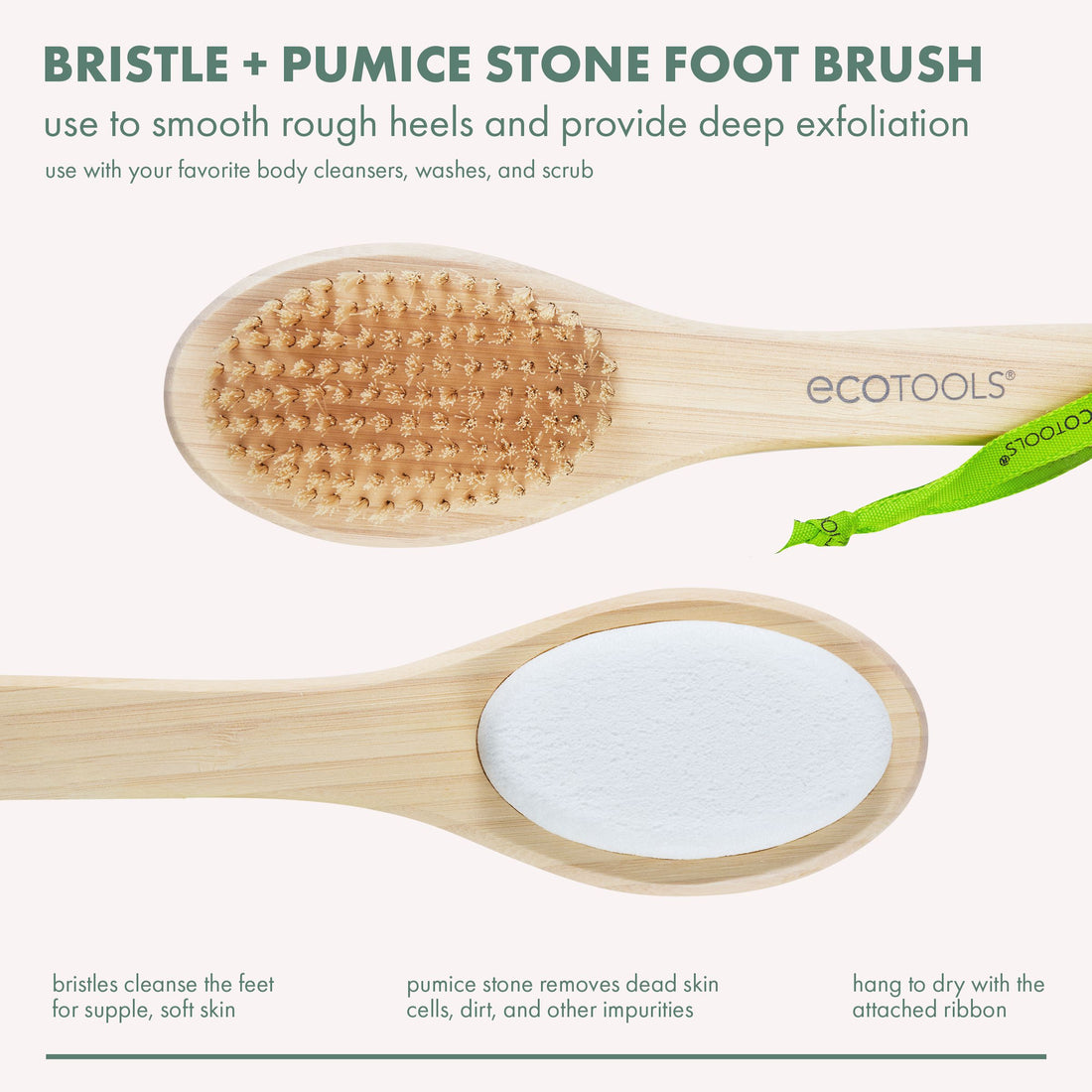 Bristle & Pumice Stone Foot Brush