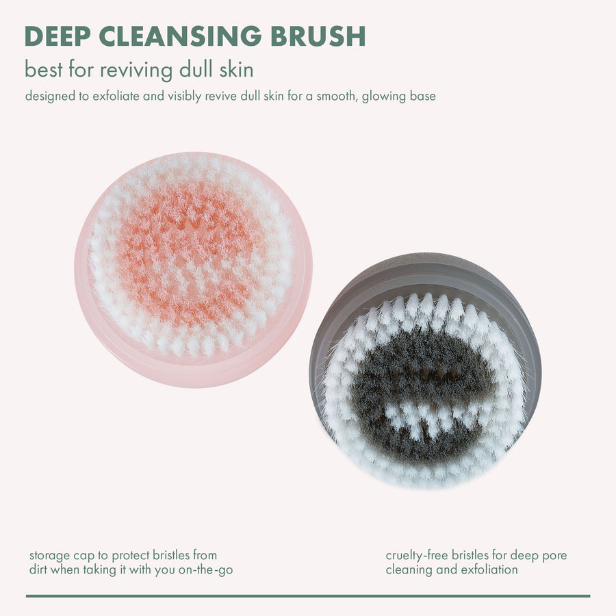 GreenLiving® Natural Facial Cleaning Brush/ Facial Brush with Wool Bri –  GreenLivingLife