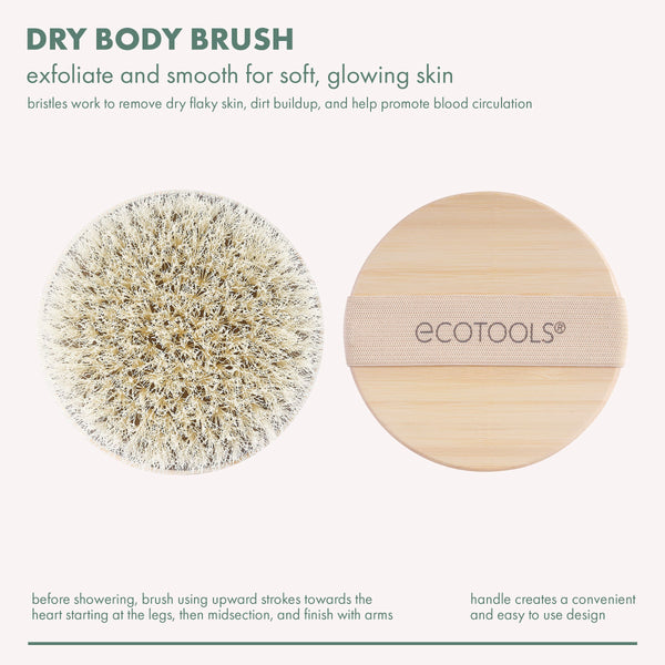 Dry Body Brush, Pink