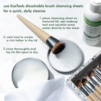 Dissolving Brush Cleansing Sheets, 30 Sheet Count