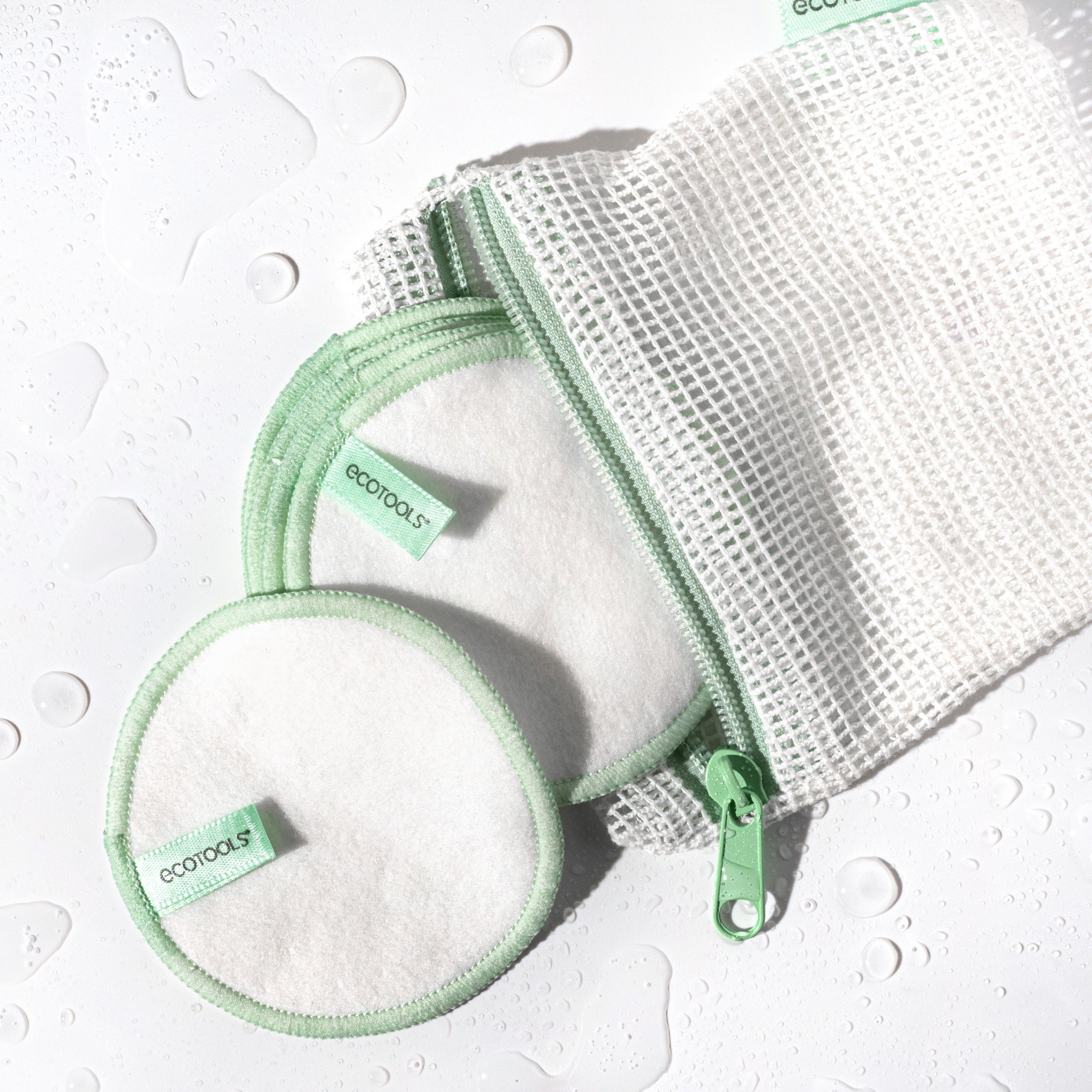 EcoTools Reusable Cotton Pads, Ultra Soft, Durable, Cleanses or Applies Skincare, Sustainable