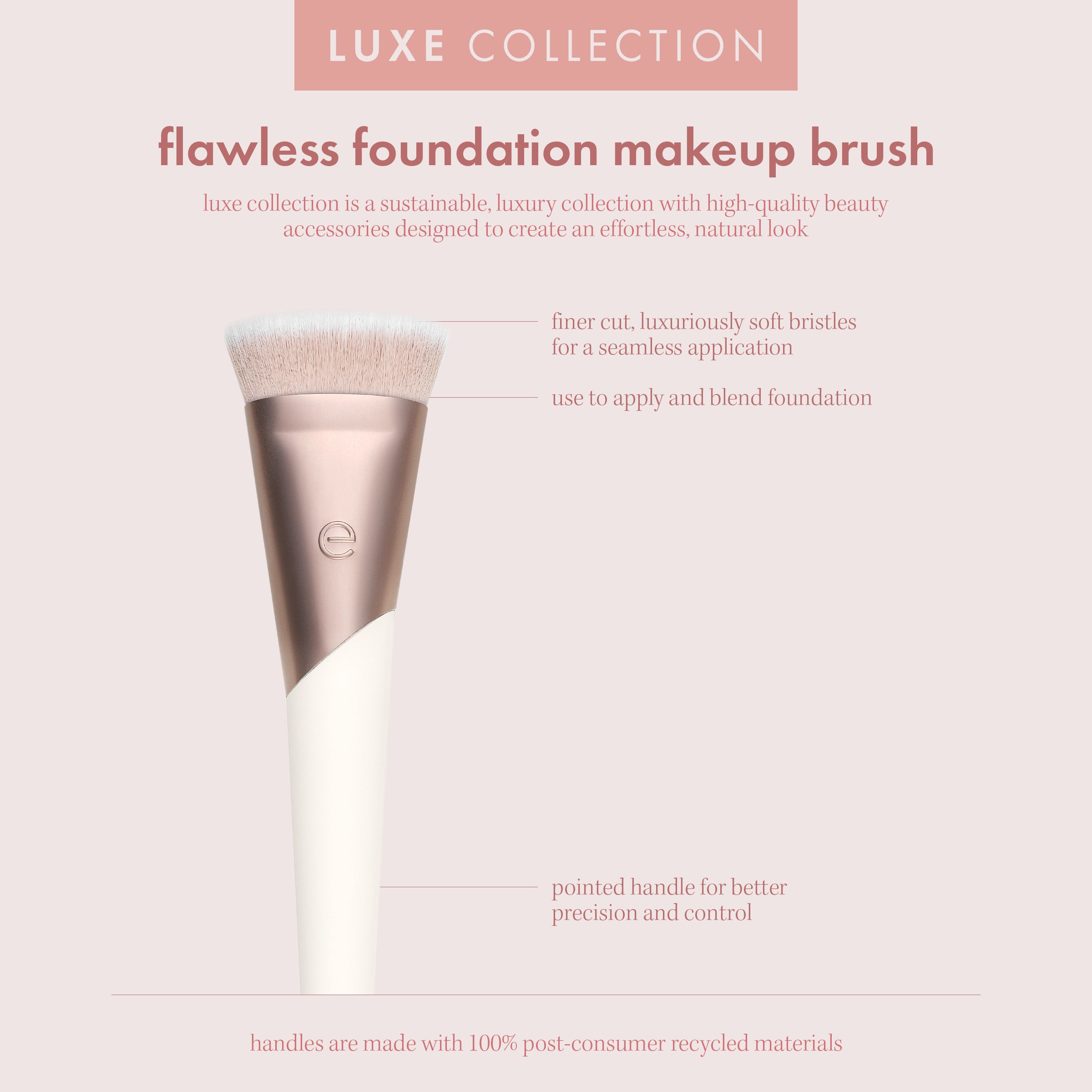Luxe Flawless Foundation Brush – EcoTools Beauty
