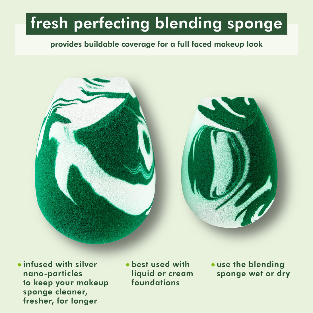 Fresh Perfecting Facial Sponge Blender Duo