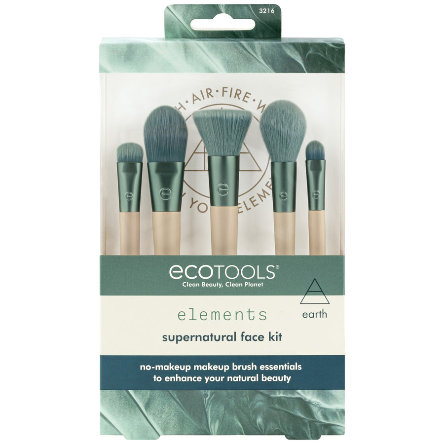 Elements Super-Natural Face Makeup Brush Kit – EcoTools Beauty