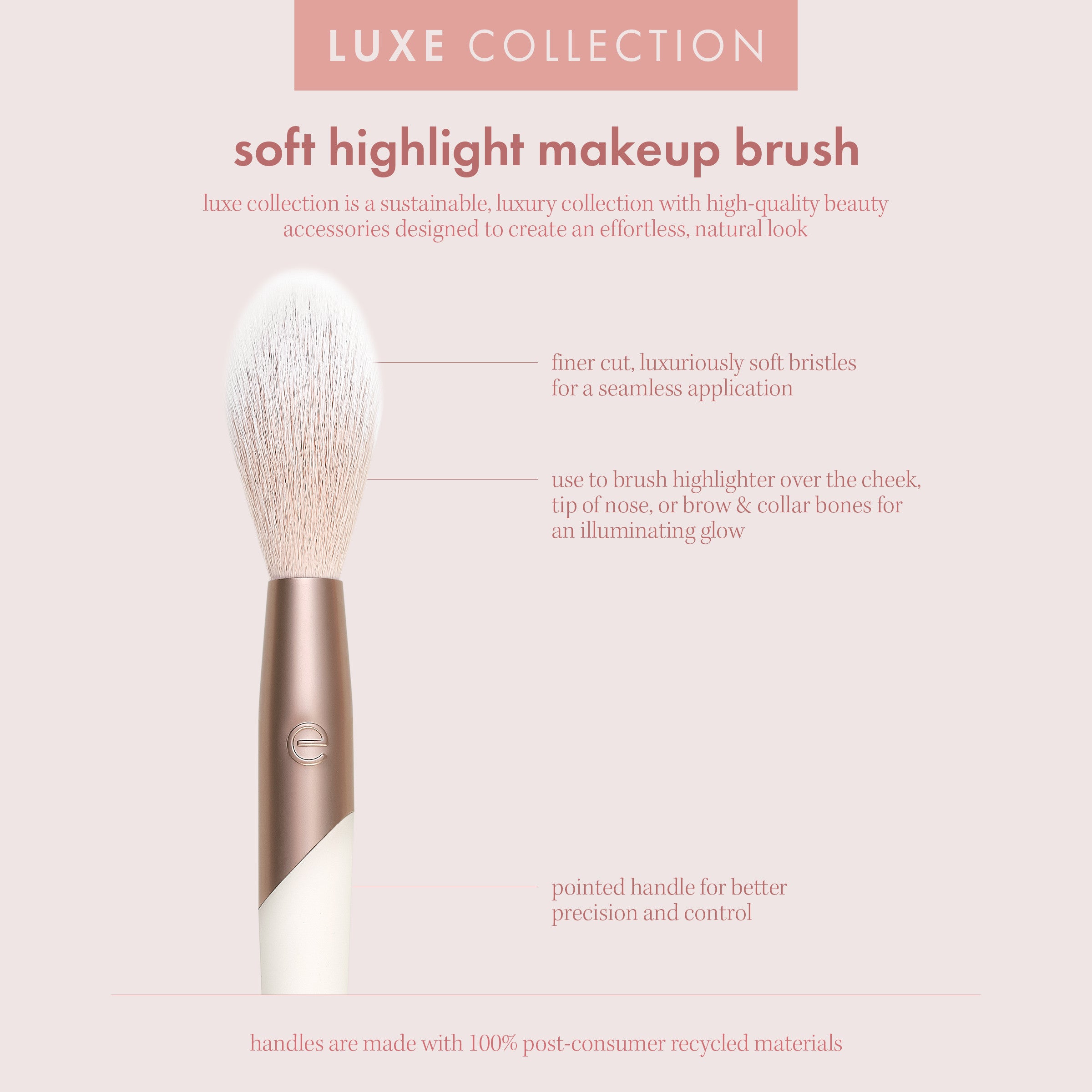 Luxe Soft Highlight Brush Ecotools Beauty