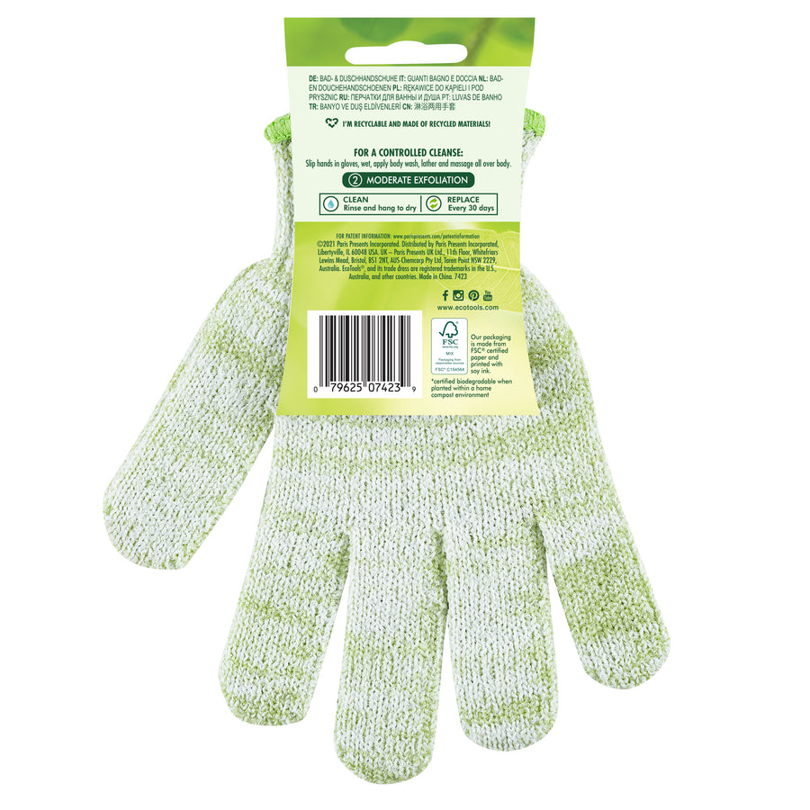 Miss TRUCCO Set Handschuh & Reinigungstuch, 1 Set - Ecco Verde