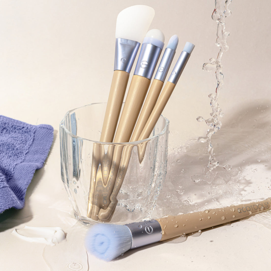 Elements Hydro-Glow Skincare Brush Kit – EcoTools Beauty